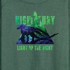 Women's - How to Train Your Dragon - Night Fury Light Up The Night Lightweight French Terry Wide Neck Long Sleeve Shirt - 2 of 4