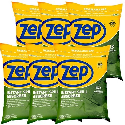 Zep Instant Spill Absorber – 15x More Absorbent Than Clay – 3 lbs