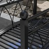 Gulches Garden Bridges: Elegant Metal & Wood Footbridges with Safety Siderails - 4 of 4