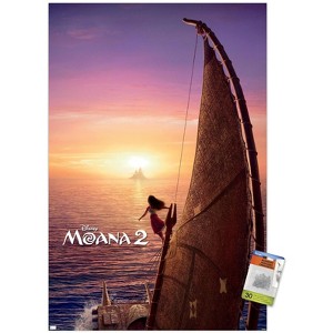 Trends International Disney Moana 2 - Teaser One Sheet Unframed Wall Poster Prints - 1 of 4