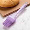 Unique Bargains Pastry Brush Symmetrical Wave Brush with Round Handle Dishwasher Safe Silicone PP 8.46"x1.97" 1Pcs - 2 of 4