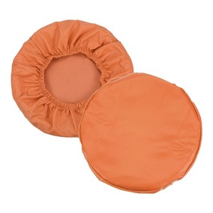 Unique Bargains Round Washable Elastic Bar Stool Cover for Dia 12"-14" Chair 2 Pcs - 1 of 4