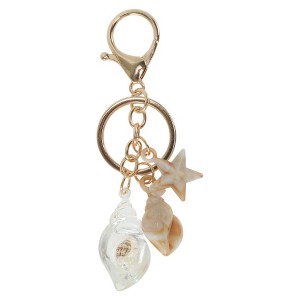 Unique Bargains Glow-In-The-Dark Conch Handbag Charm 1 Pc - 1 of 4