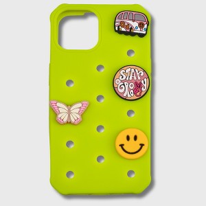 A Little Obsessed iPhone Case - Apple iPhone Case with DIY Charms (Fits Apple iPhone 13/ iPhone 14/ iPhone 15) - 1 of 4