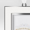 3.5" Glittered Metal Picture Frame Christmas Tree Ornament - Wondershop™ - 3 of 3