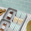 LunaLulinlk Silverware Drawer Organizer, Expandable Utensil Organizer for Kitchen Drawers, Adjustable Cutlery, Compact Drawer Divider - 2 of 4