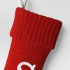 Knit Monogram Christmas Stocking Red - Wondershop™ - 3 of 3
