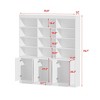FUFU&GAGA White Large Storage Cabinet: Rich Storage Space in a Minimalist Design - 3 of 4