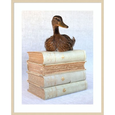 Amanti Art Tania Soderman Books I by Tania Soderman Wood Framed Wall Art Print