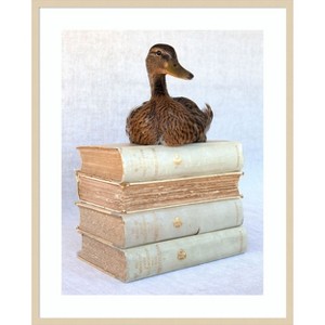 Amanti Art Tania Soderman Books I by Tania Soderman Wood Framed Wall Art Print - 1 of 4