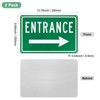 Unique Bargains Aluminum Reflective Rust-Free Waterproof Right Arrow Entrance Signs 2 Pcs - 2 of 4