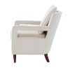 NicBex Velvet Accent Chair,Upholstered Living Room Chairs with Open Arm Design and Solid Wood Legs,Modren Armchair,Club Chairs for Living Room - 2 of 4