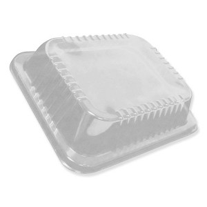 Dome Lids for 12.63 x 10.5 Oblong Containers, 2.5 Dome Lids for 12.63 x 10.5 Oblong Containers, 2.5