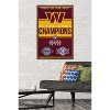 Trends International NFL Washington Commanders - Champions 23 Framed Wall Poster Prints - 2 of 4