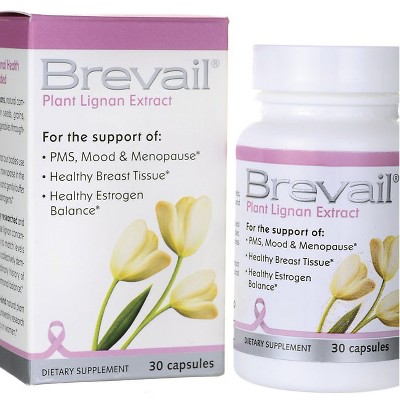 Barlean's Brevail Plant Lignan Extract 30 Capsules.