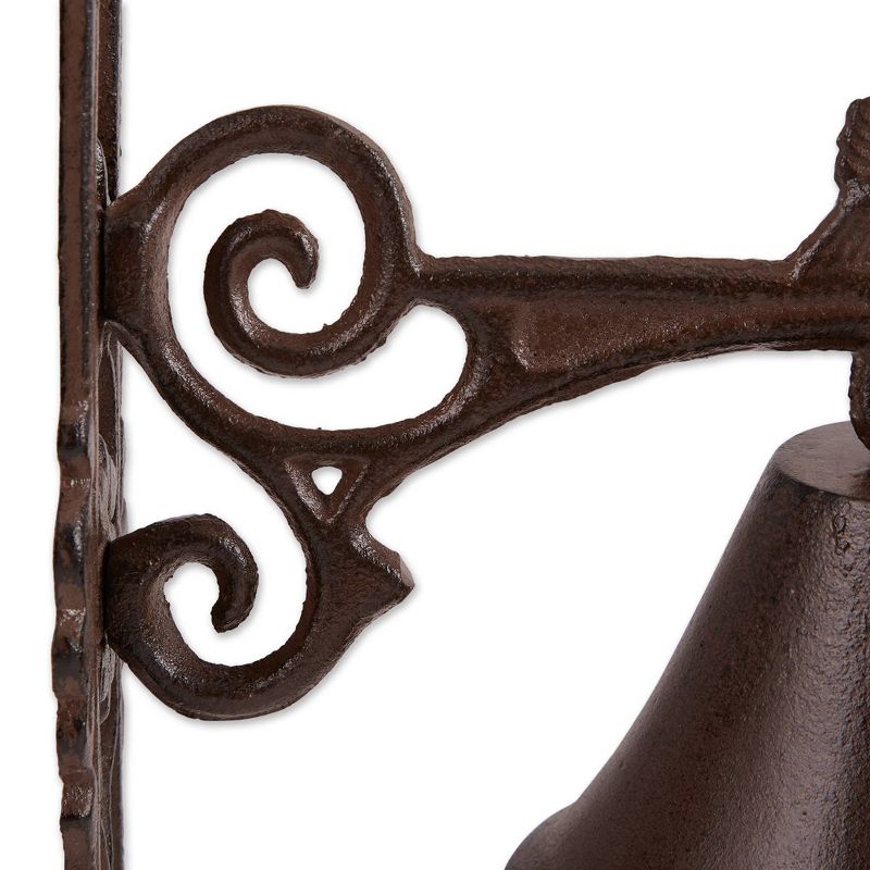 13.75&#34; Iron Rooster Bell Brown - Zingz &#38; Thingz, 6 of 12