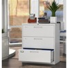 Mlezan Drawer Lateral File Cabinet: Lockable Metal Storage for Letter/Legal/F4/A4 Files.Large Deep Drawers,Ideal for Home or Office Use. - 2 of 4
