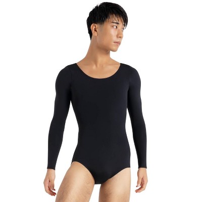 Capezio Black Women's Team Basics Long Sleeve Leotard, Small