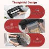 Teendow Vacuum Sealer Machine, 95kPa 230W Wide Seal Powerful Food Storage, Build-in Cutter, Bags Storage, Digital Countdown Display - 4 of 4