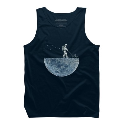 Men's Design By Humans Mown By Buko Tank Top