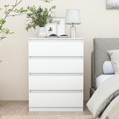 Resenkos 3-Drawer Nightstand, Sleek  Design, Ample Storage, Waterproof Top, Smooth Rolling Drawers