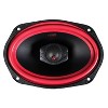 Cerwin-Vega® Mobile Vega Series V469 6-In. x 9-In. 500-Watt-Max 2-Way Coaxial Vehicle Speakers, Black and Red, 2 Pack - 2 of 4