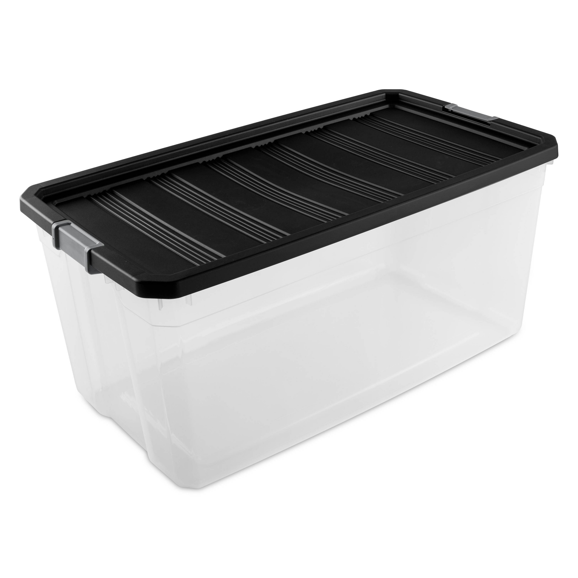 200qt Heavy Duty Latching Clear Storage Box - Brightroom™