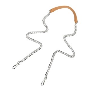 Unique Bargains Metal Corrosion-Resistant PU Leather Purse Flat Chain Strap - 1 of 4