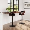 Monaghan Bentwood Adjustable Barstool Black - WyndenHall - 2 of 4