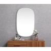 Elegant Lighting Metal Frame Oval Mirror 30x48 Inch in Silver - 4 of 4