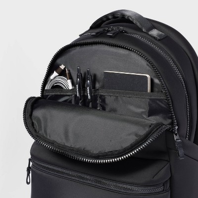 Faux Neoprene; Backpack Black - All In Motion