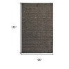 Brown Wool Hand Woven Area Rug - 3 of 4
