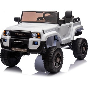 24V 2-Seater Kids Ride-On Truck - Remote Control, Switchable 4WD/2WD, Music & Functional Shovel for Ages 3+ - 1 of 4