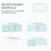 Resenkos Canopy, Outdoor Canopy Tent,10' x 20' Party Tent, Outdoor Wedding Canopy with Removable Sidewalls,White - 3 of 4