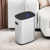 Kitchen Trash Can, 17.2-Gallon Motion Sensor Garbage Can, Stainless Steel Trash Bin, Ozone Odor Control - 2 of 3