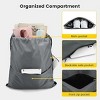 Drawstring Backpack is a must-have for outdoor hiking/fitness, with a simple design and strong waterproof - 3 of 4