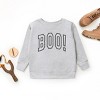 Embroidered Boo Arched - Youth Graphic Sweatshirt - 2 of 4