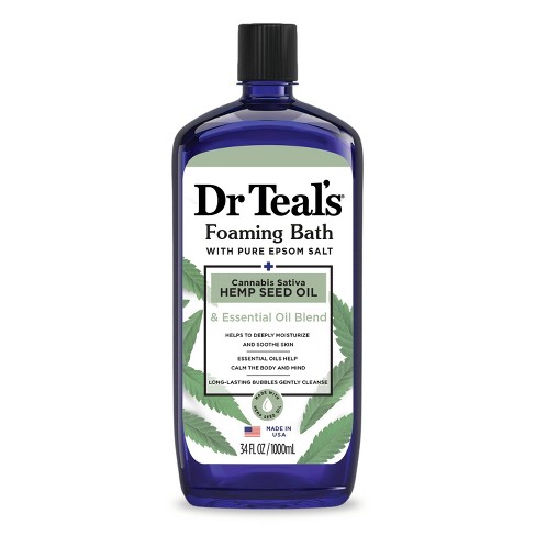 Dr Teal's Shea Sugar Body Scrub, Cannabis Sativa Hemp Seed Oil with  Essential Oils, 19 oz. 