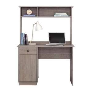 GDFStudio Harper 60"H Wood Desk with Hutch - 1 of 4