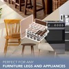 SereneLife 133 Pcs Felt Furniture Pads - Self-Adhesive, Anti-Scratch Furniture Pads - Brown & Beige - 2 of 4
