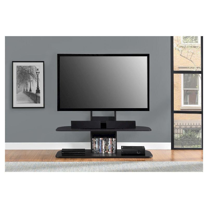 Solar TV Stand with Mount for TVs up to 65" - Room & Joy, 4 of 5