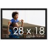 PosterPalooza | Modernist Black Picture Frame - UV Acrylic, Backing Board, Hanging Hardware Included - 2 of 4