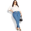 Women's Plus Size Harley Classic Skinny Jean - sapphire denim | CITY CHIC - image 2 of 4