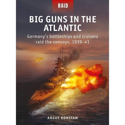 Big Guns in the Atlantic - (Raid) by  Angus Konstam (Paperback)