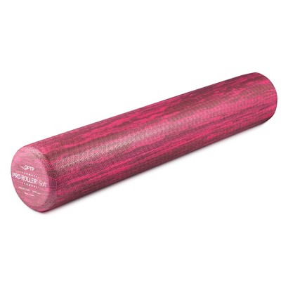 OPTP PRO-Roller Soft Density Foam Roller – Low Density Soft Foam Roller for Physical Therapy, Pilates, Yoga, and Muscle Recovery - Pink 36" x 6"