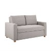 Serta Aurora Convertible Sofa Light GrayWoven - 3 of 4