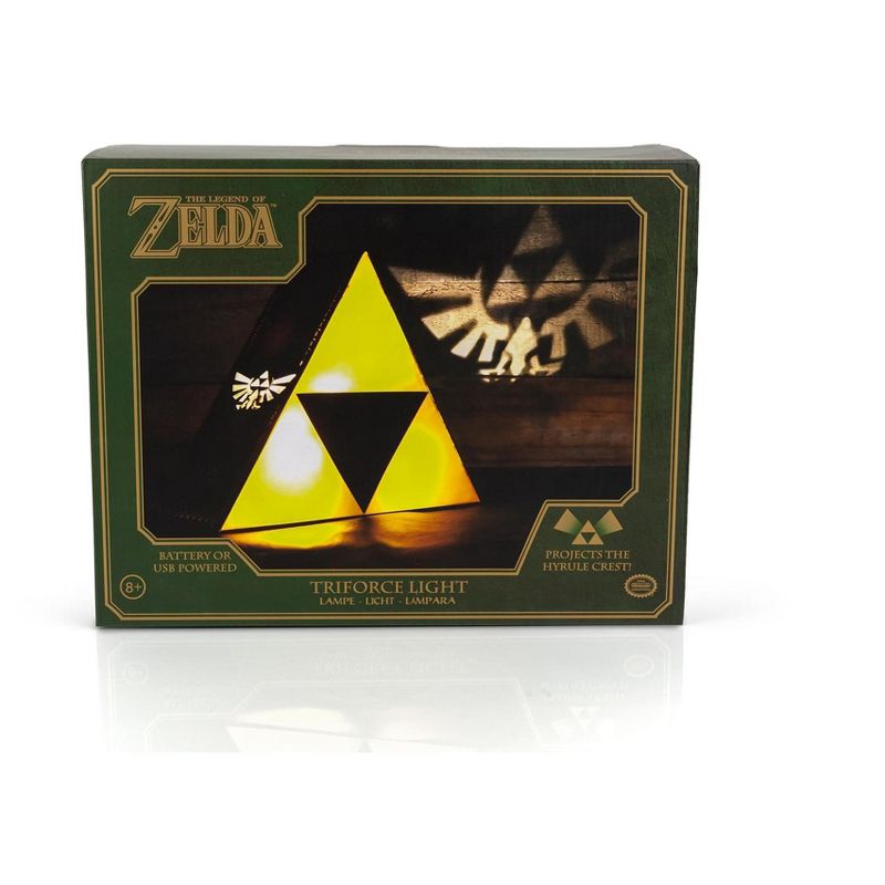 Paladone Products Ltd. The Legend Of Zelda Triforce Night Light | Decorative Triforce Night Lamp, 4 of 7