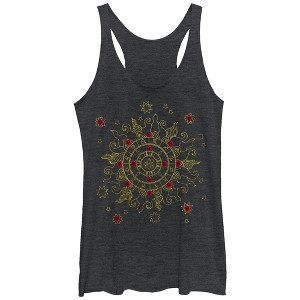 Women's Lost Gods Astrological Calendar Racerback Tank Top - 1 of 3