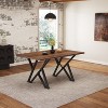 NicBex Rectangle Dining Table,Kitchen Table with Tabletop and Legs for 4 Seaters - 2 of 4