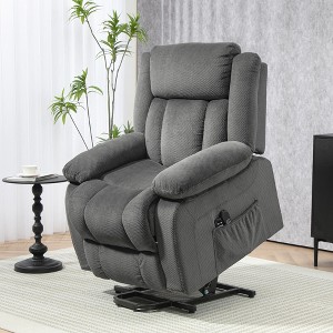 CIPACHO Power Lift Recliner Chair with Massage and Heat, Electric Lift Chair with Side Pockets for Elderly, Gray - 1 of 4